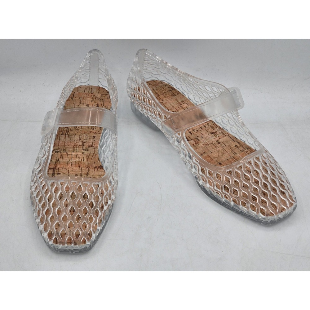 Sam Edelman‎ Clear Mary Jane Jelly Flats Buckle Women's US 4 EU 35